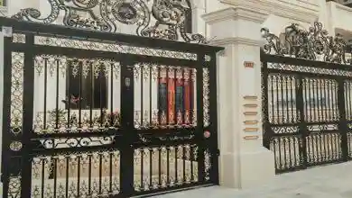 کارخانه درب حیاط فلزی