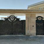 درب حیاط طرح دار