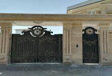 درب حیاط طرح دار