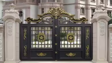 درب حیاط ویلایی در همدان