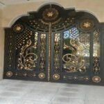 درب حیاط ویلایی در کاشان