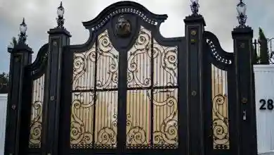 درب حیاط ویلایی در رامسر