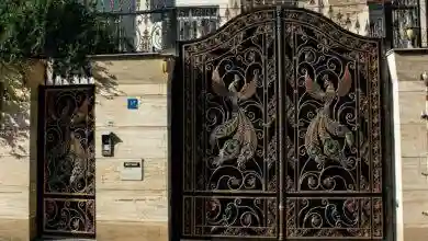 درب فرفورژه ورودی ساختمان