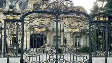 درب حیاط ساده و شیک