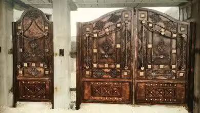 درب آهنی پارکینگ آپارتمان