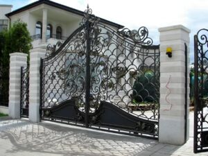 درب حیاط شیک مدرن و مقاوم