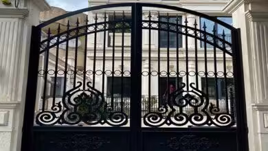 درب حیاط ویلایی در فشم