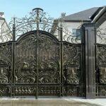 درب حیاط ویلایی در هشتگرد