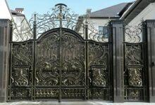 درب حیاط ویلایی در هشتگرد