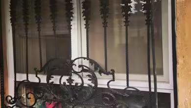 حفاظ آهنی در محله شهران