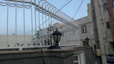 حفاظ آهنی ساختمان در محله سردار جنگل