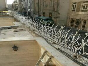 مدل حفاظ نرده شاخ گوزنی دیواری