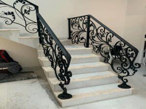 نرده فلزی راه پله