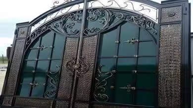 انواع مدل درب حیاط ویلایی