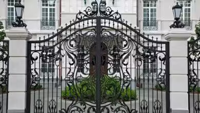 درب حیاط مهندسی ساز