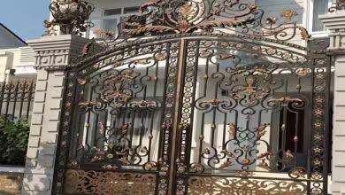 درب حیاط لوکس و لاکچری