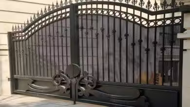 درب حیاط ساده و زیبا