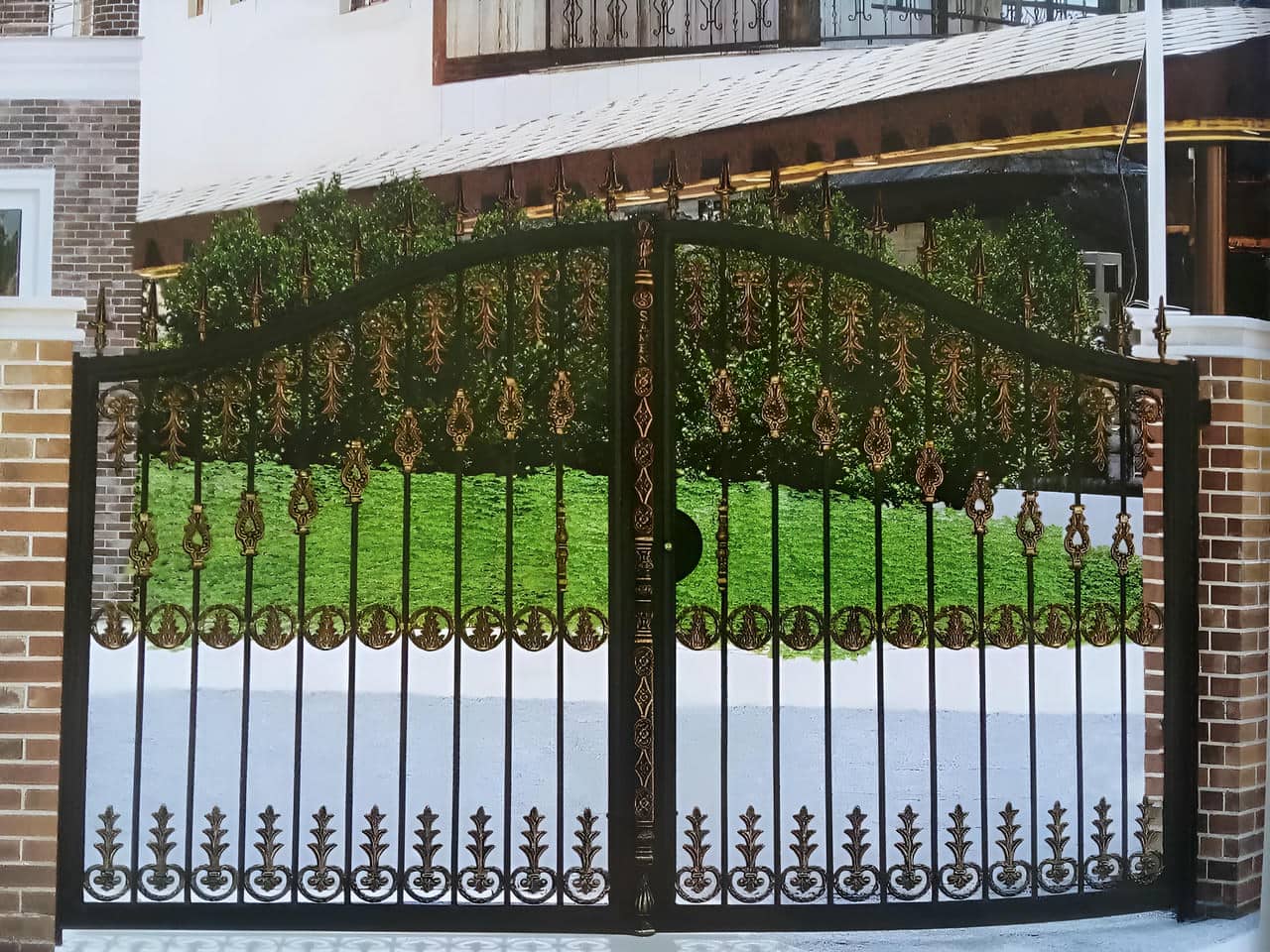 درب ویلایی و باغی مدرن
