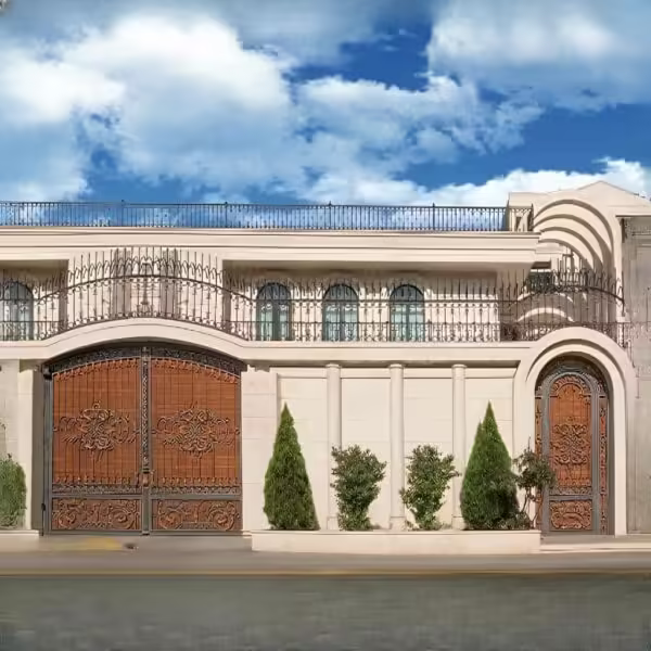 خرید درب لاله مدرن برای ویلا و پارکینگ