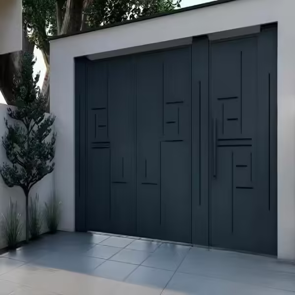 تصویر درب پارکینگ فلزی سفارشی