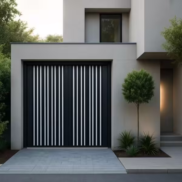 عکس درب مدرن ویولا مخصوص ورودی ویلا و پارکینگ