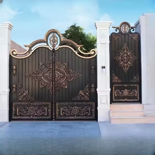جدیدترین مدل درب گل آرا مناسب باغ و پارکینگ