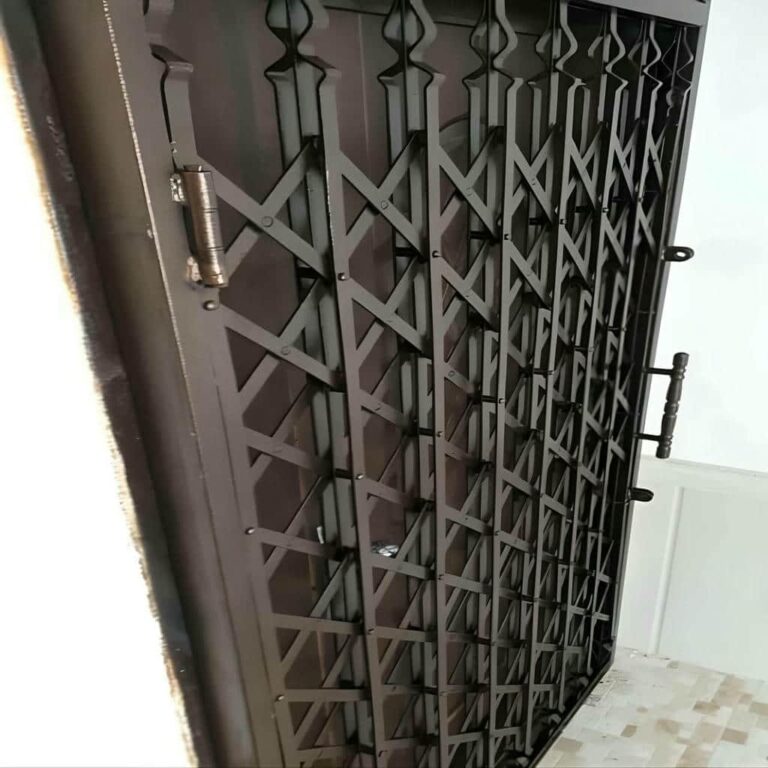 ساخت درب حفاظ آکاردئونی همراه با عکس و مشخصات
