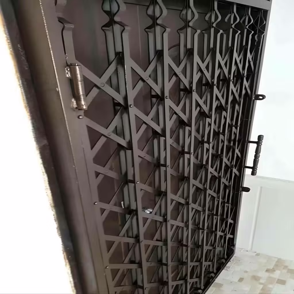 قفل مخفی و امنیت حفاظ آکاردئونی آپارتمان