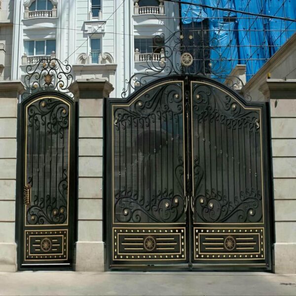 تصویر درب فلزی ویلایی مینیمال