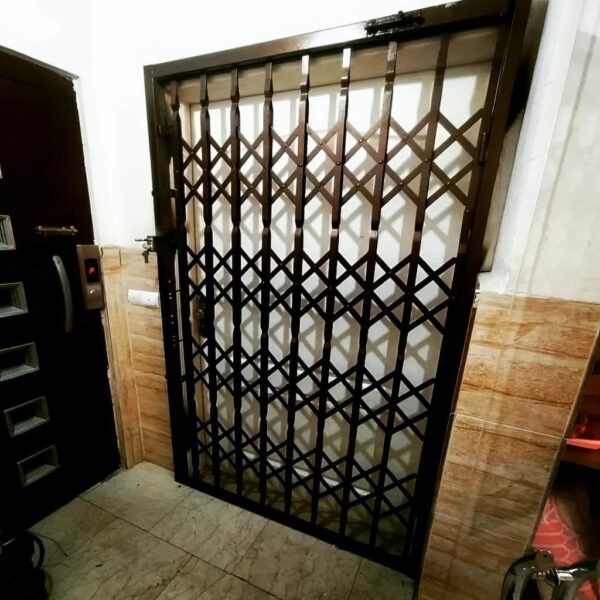 نمونه رنگ‌بندی حفاظ آکاردئونی چهار گل تسمه ۲.۵ سانتی متر