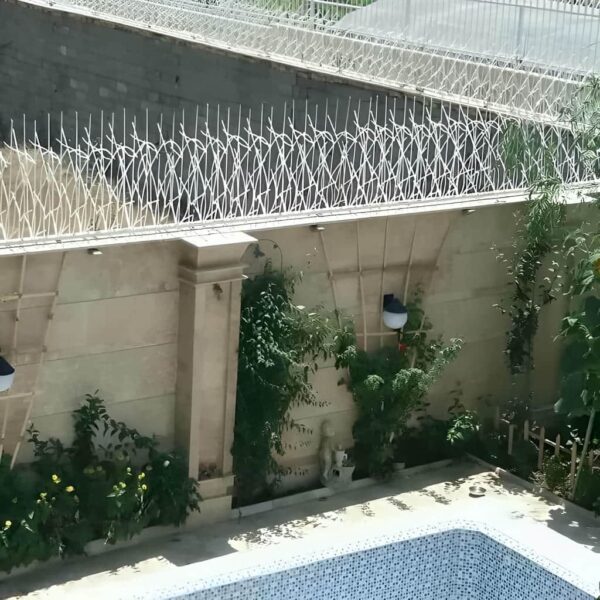 نصب حفاظ شاخ گوزنی تراکم ۴۰ روی دیوار