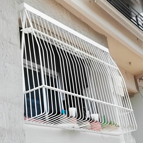رنگ‌بندی متنوع حفاظ پنجره سبدی ارکیده