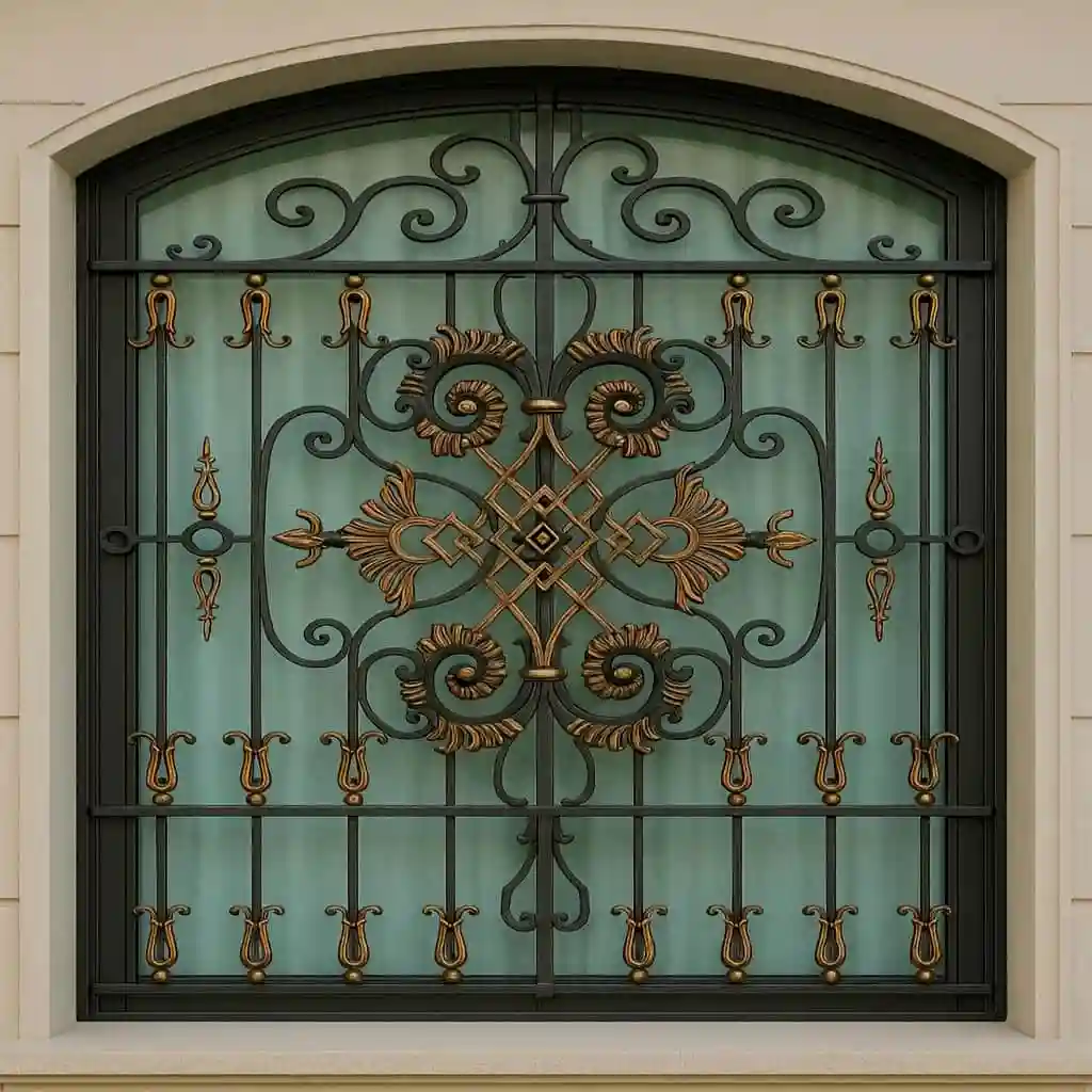 مدل حفاظ پنجره فلزی فرفورژه