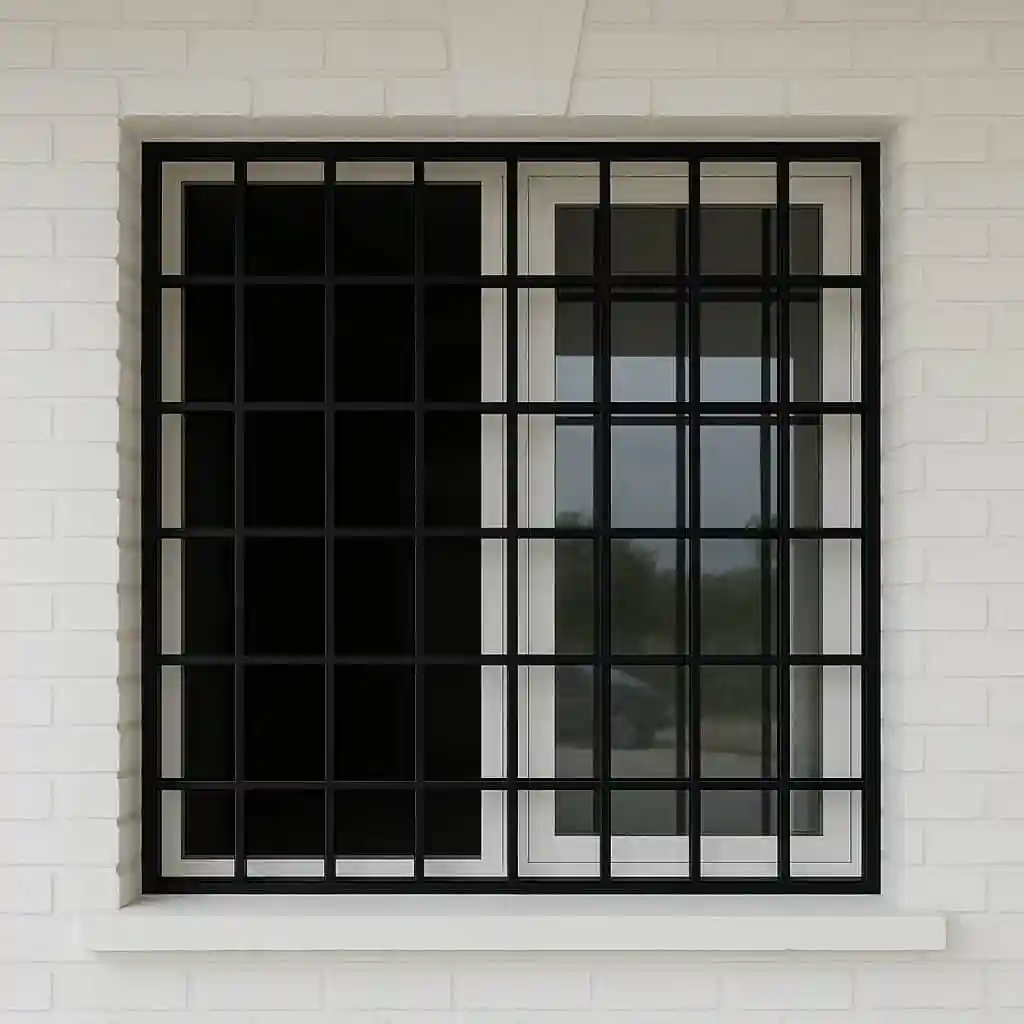 طرح حفاظ پنجره آهنی