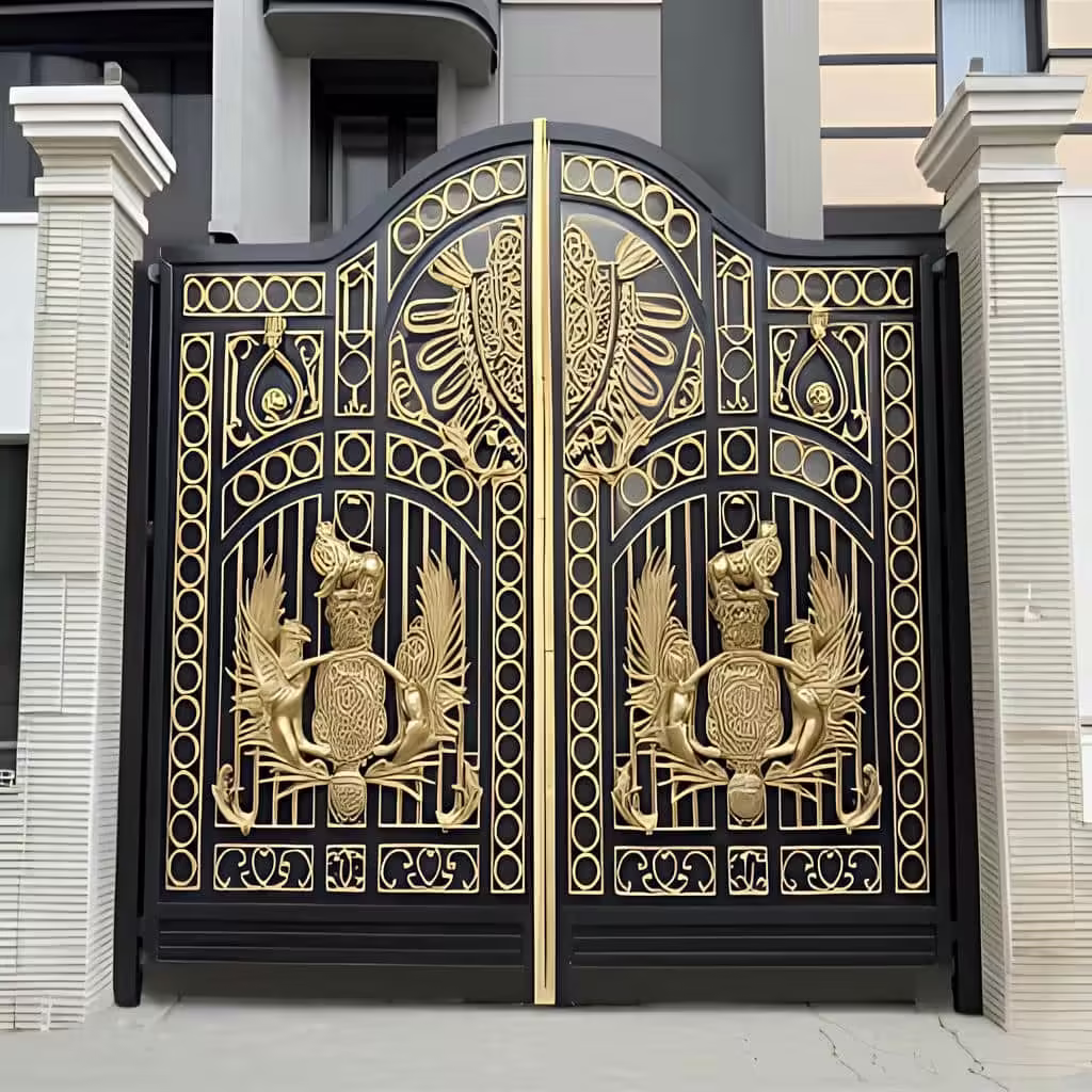 درب فرفورژه حیاط درب فرفورژه حیاط