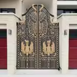 درب فلزی پارکینگ فرفورژه