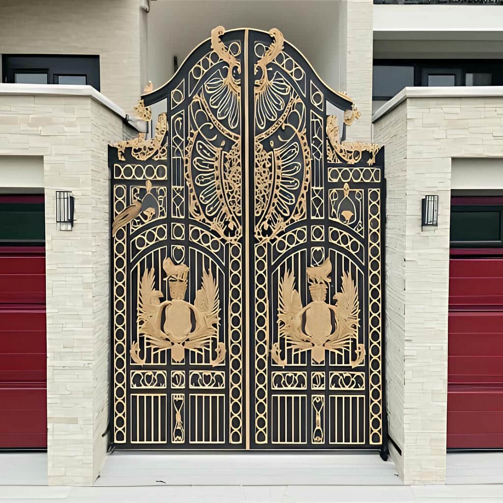 درب فلزی پارکینگ فرفورژه