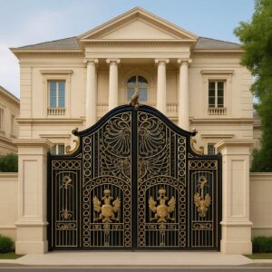 درب فلزی ورود به ویلا