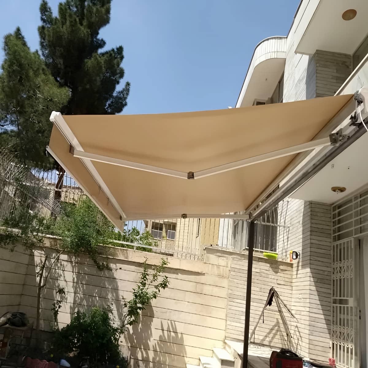 ساخت سایه بان برقی