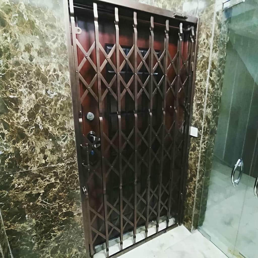 درب آکاردئونی ضد سرقت آپارتمان درب آکاردئونی ضد سرقت آپارتمان