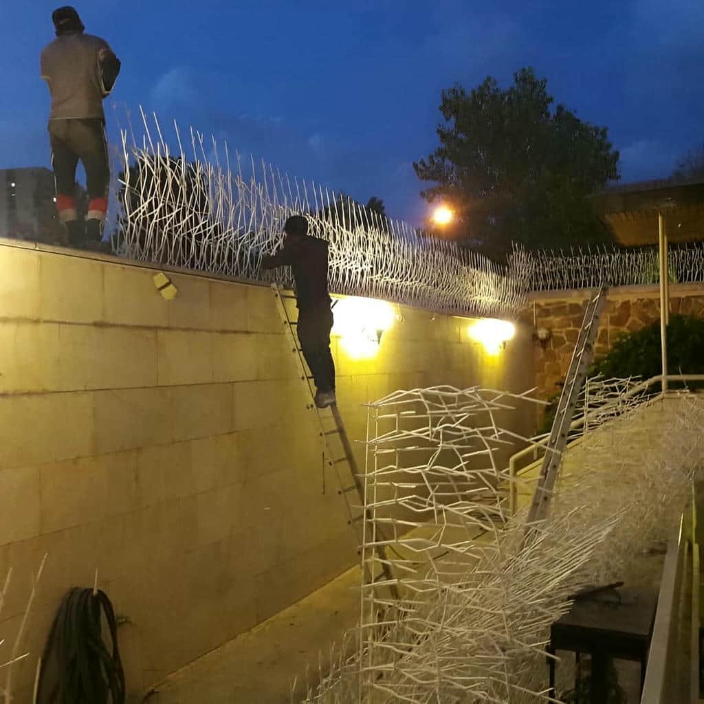نصب حفاظ شاخ گوزنی 90 سانتی نصب حفاظ شاخ گوزنی 90 سانتی