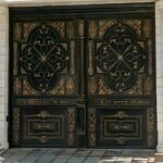 درب فلزی پارکینگ مدرن