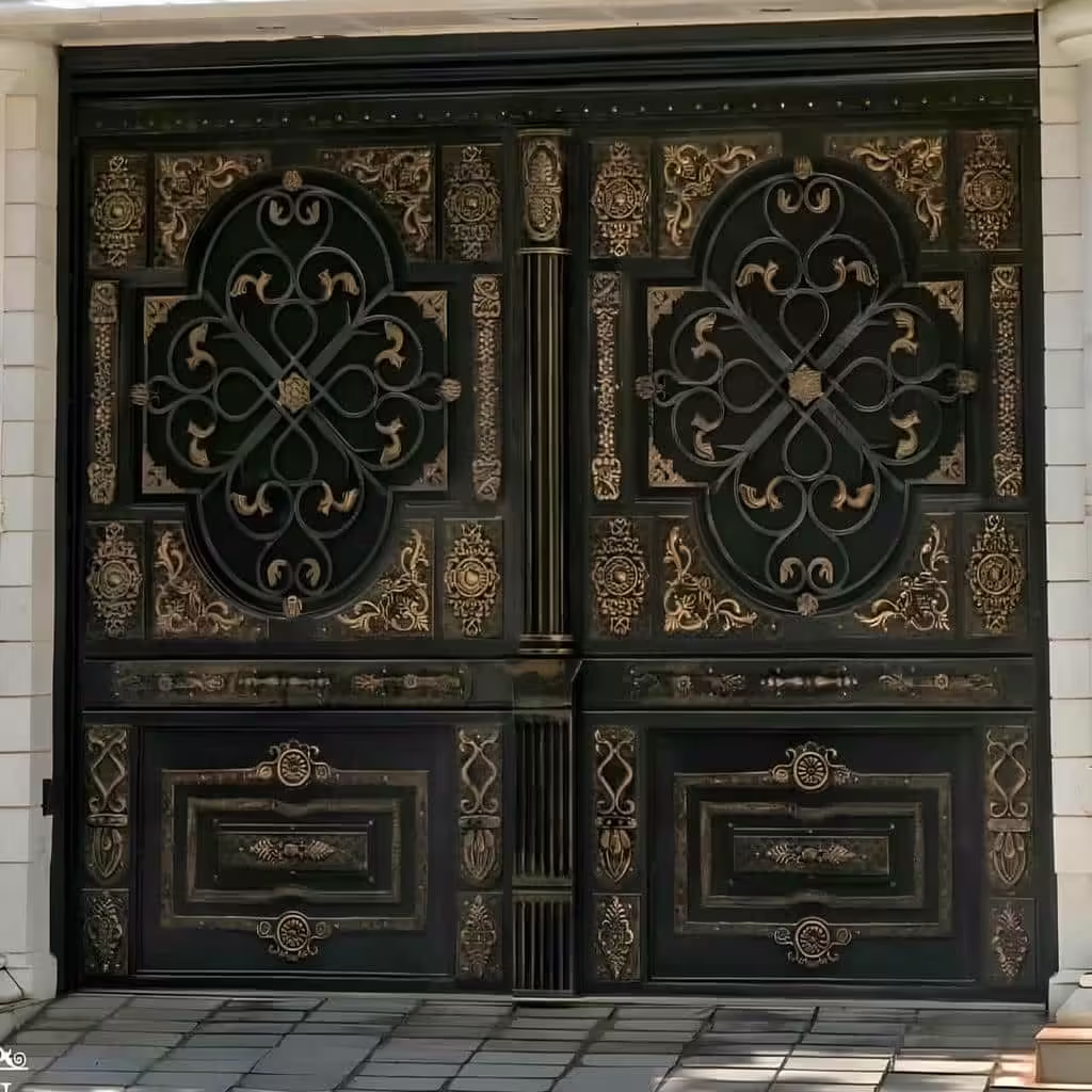 درب فلزی پارکینگ مدرن