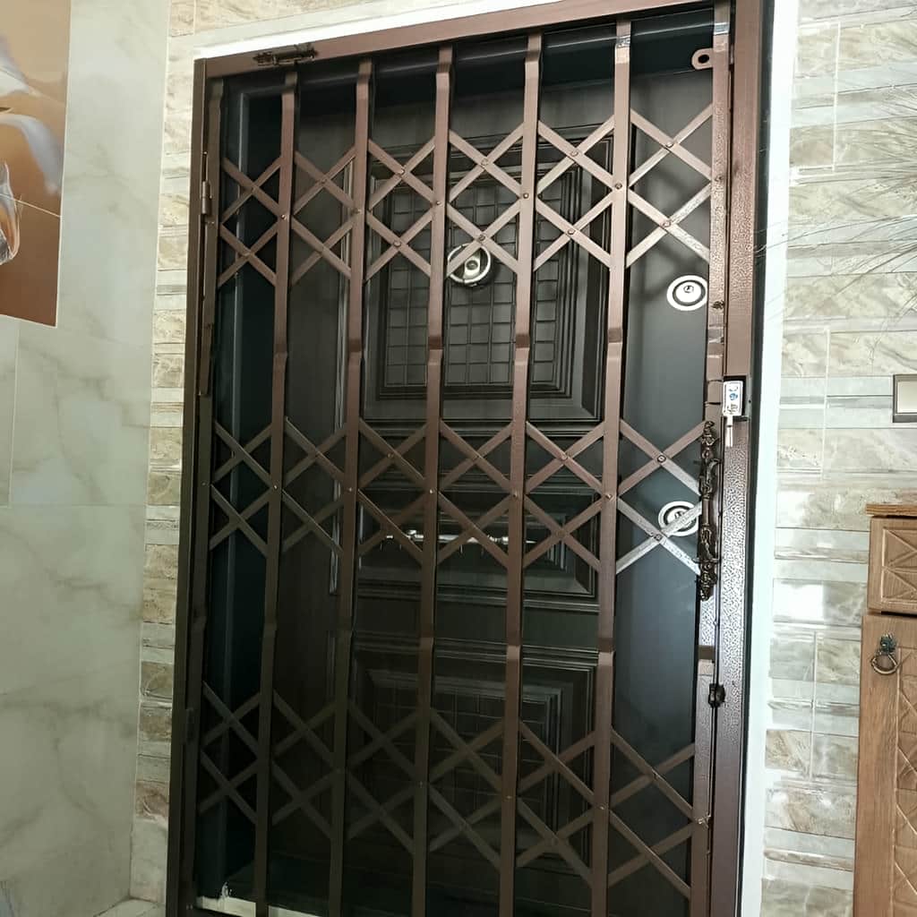 خرید درب آکاردئونی فلزی ضدسرقت دوگل در ساری