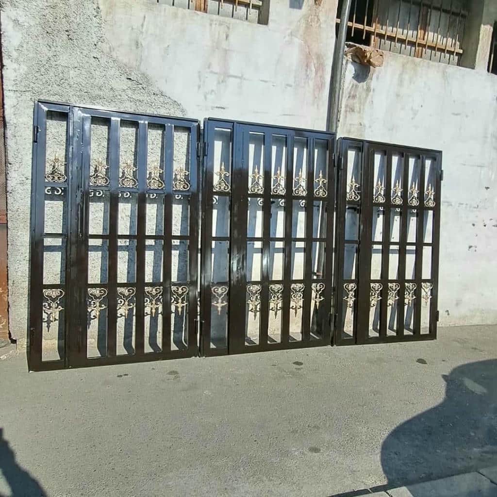 کارخانه درب آکاردئونی فلزی ضدسرقت یراق ایمن در کیش