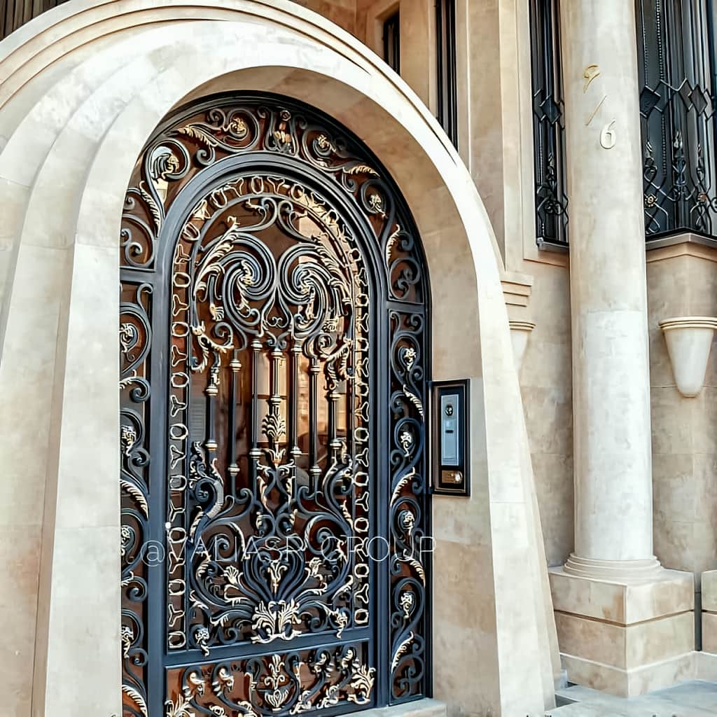خرید درب حیاط مدل ساده در پردیس