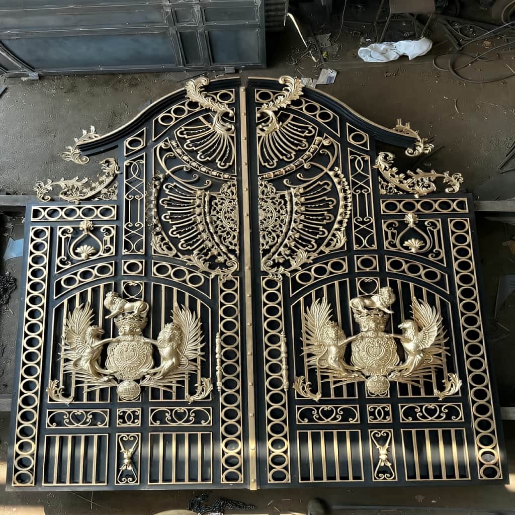 نصب درب حیاط و ویلا پروفیل سنگین در گنبدکاووس