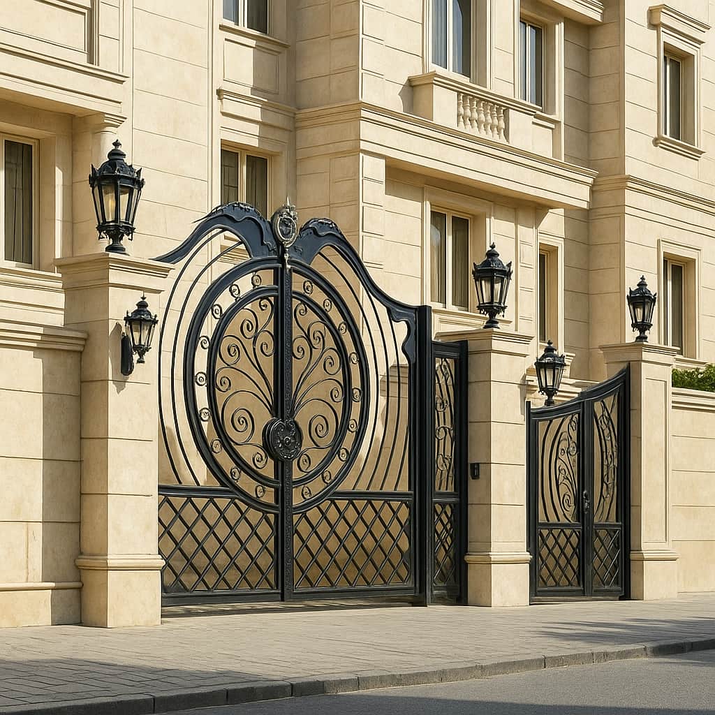 قیمت درب حیاط فرفورژه در قزوین