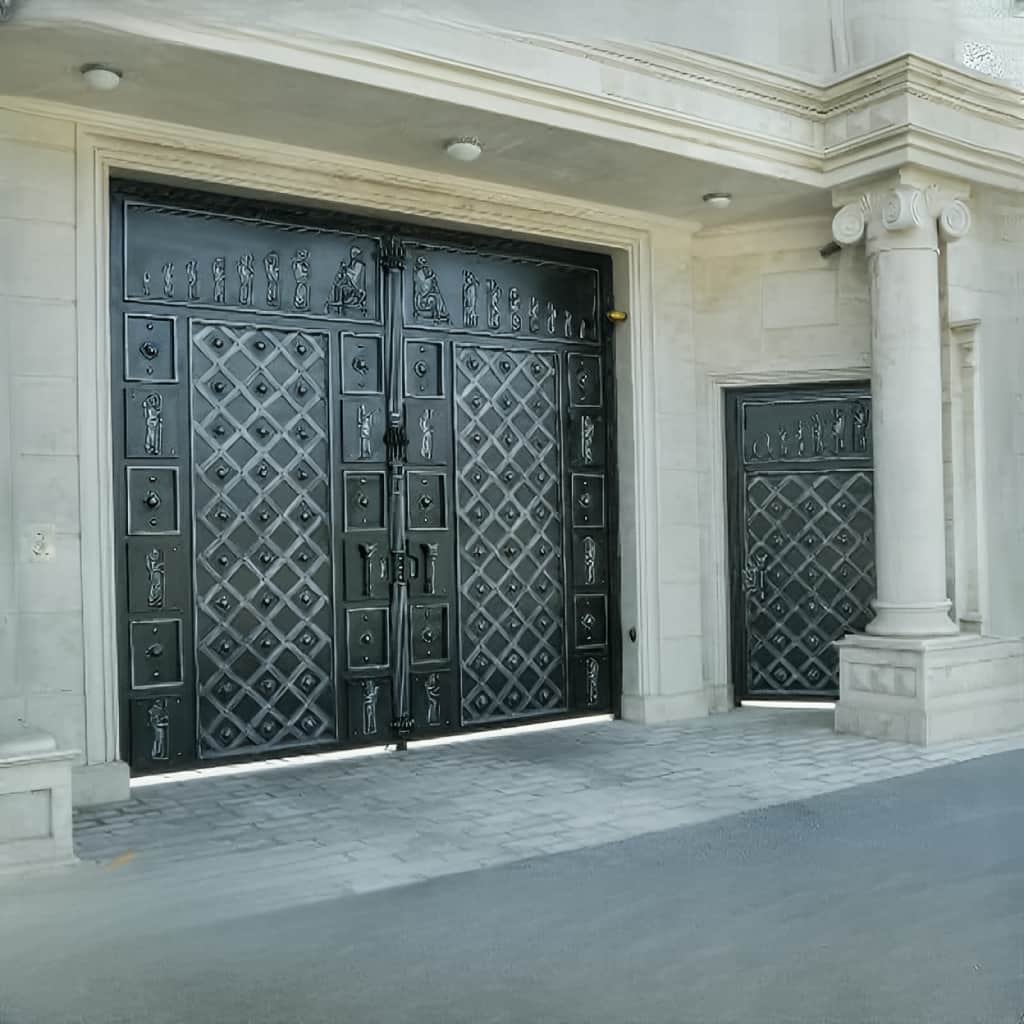 نصب درب ویلایی مدرن در مریوان