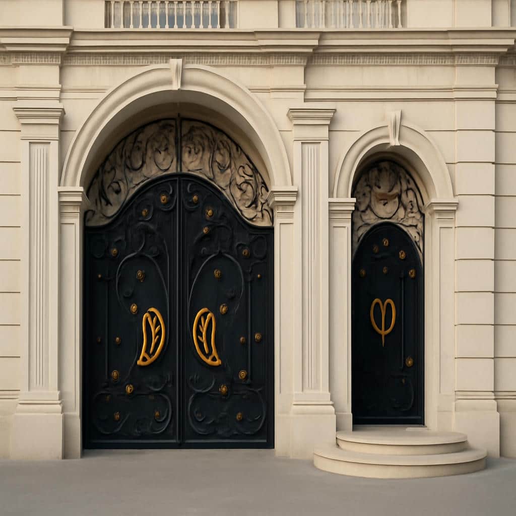 خرید درب حیاط مدل ساده در بیرجند